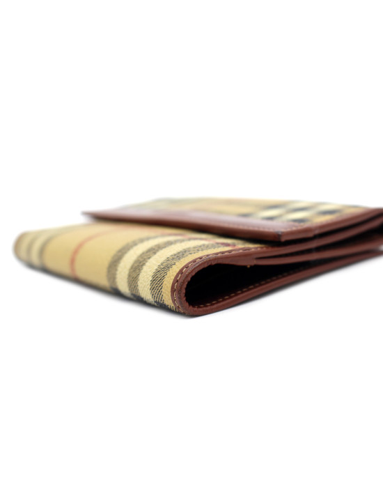 Burberry Portafoglio Check Beige