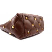 Valentino Roman Stud Pelle Marrone