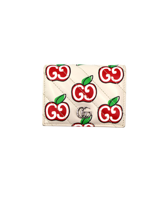 Gucci Portafoglio Pelle Panna