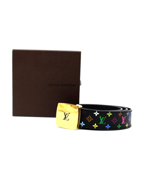 Louis Vuitton Cintura Multicolor Nera