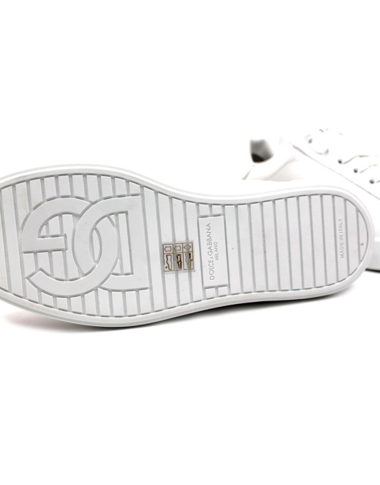 Dolce & Gabbana Sneakers Pelle Bianca