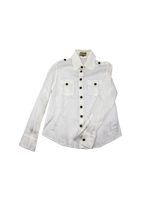 Burberry Camicia Cotone Bianca