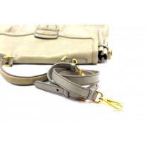 Prada Shopping Pelle Grigia