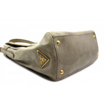 Prada Shopping Pelle Grigia