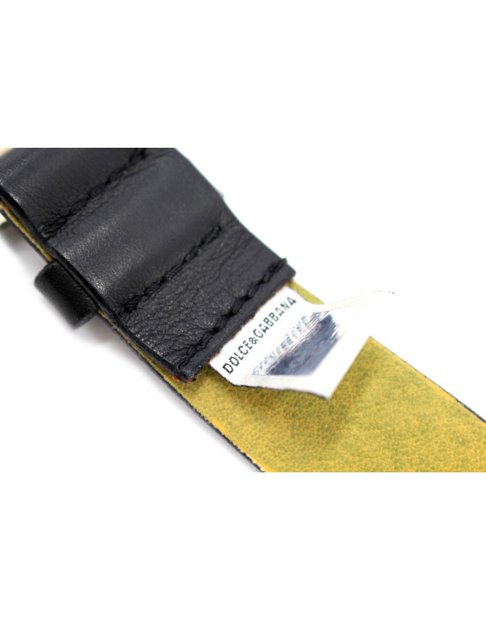 Dolce & Gabbana Cintura Pelle Nera