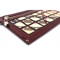 Burberry Pochette Check e vernice