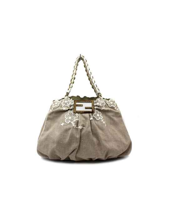 Fendi Mia Tela Beige