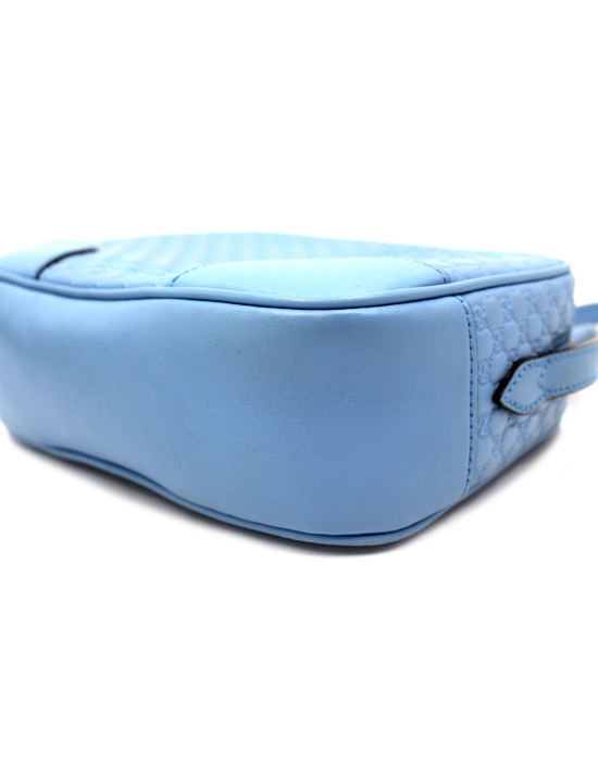 Gucci Bree Tracolla Pelle Azzurra