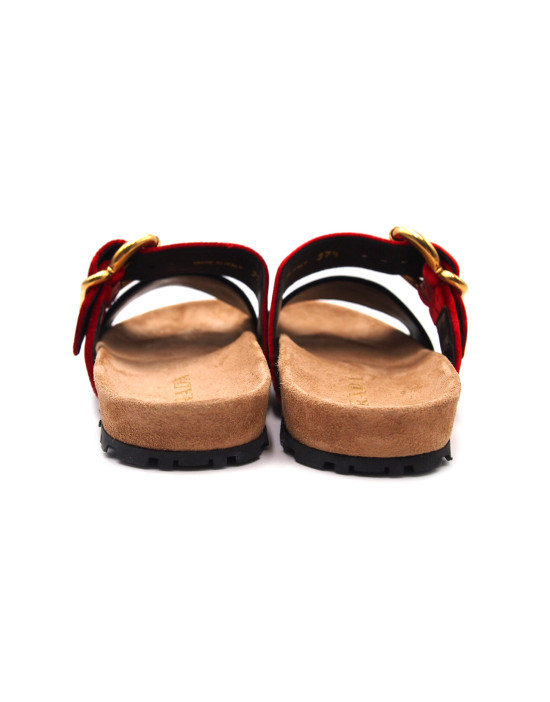 Prada Ciabatta Blu e Rossa