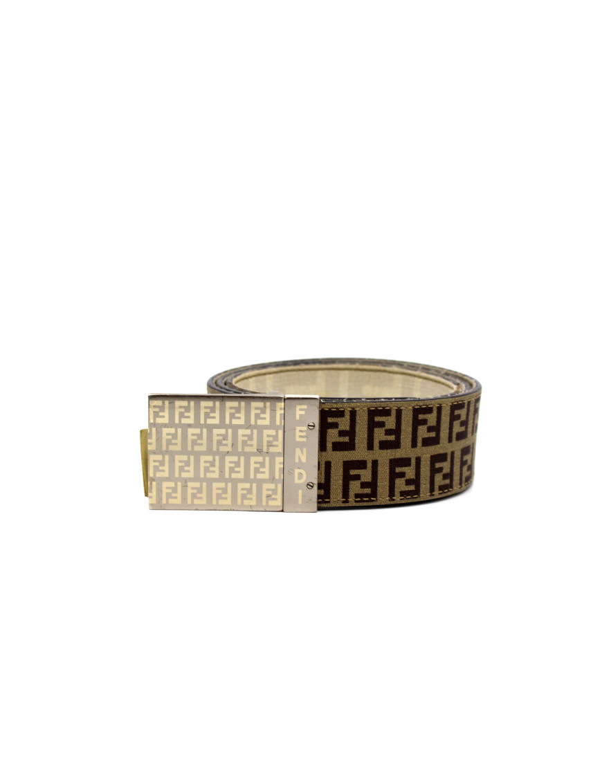 Fendi Cintura Reverse Beige e Bianco