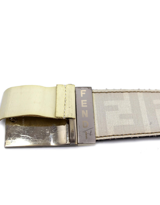 Fendi Cintura Reverse Beige e Bianco