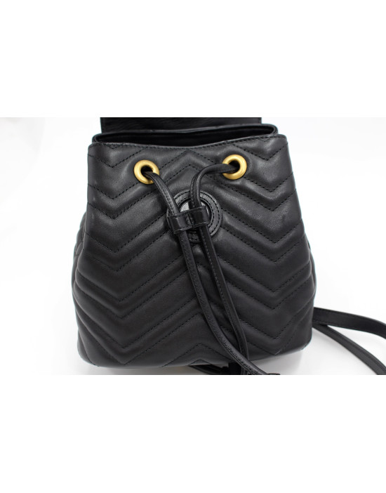 Gucci Zaino Marmont Pelle Nero