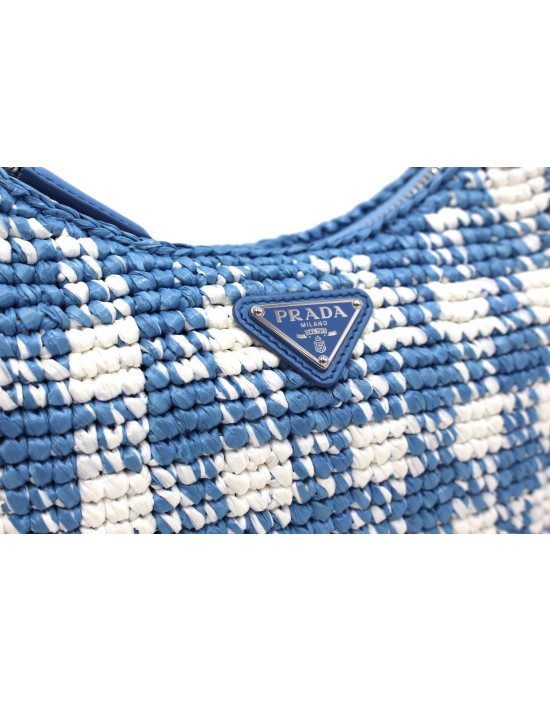 Prada Re Edition Rafia Azzurra
