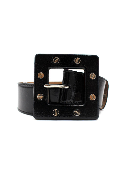 Dolce & Gabbana Cintura Pelle Nera