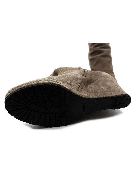 Prada Stivali Pelle Beige