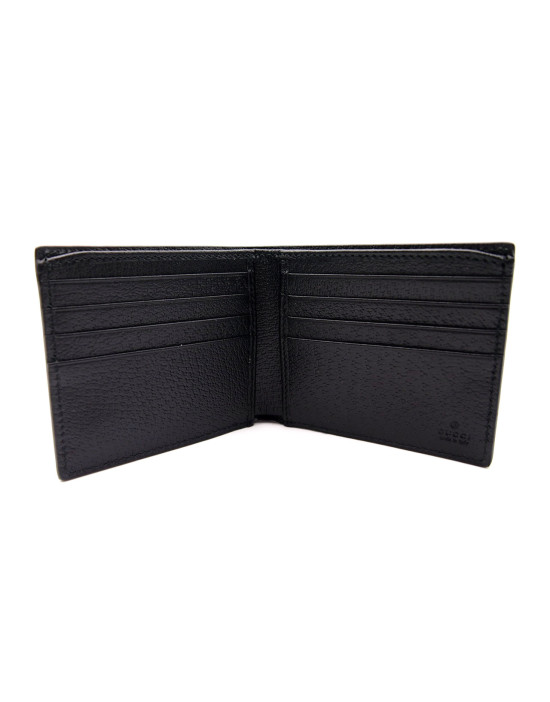 Gucci Portafoglio Bifold Pelle Nera