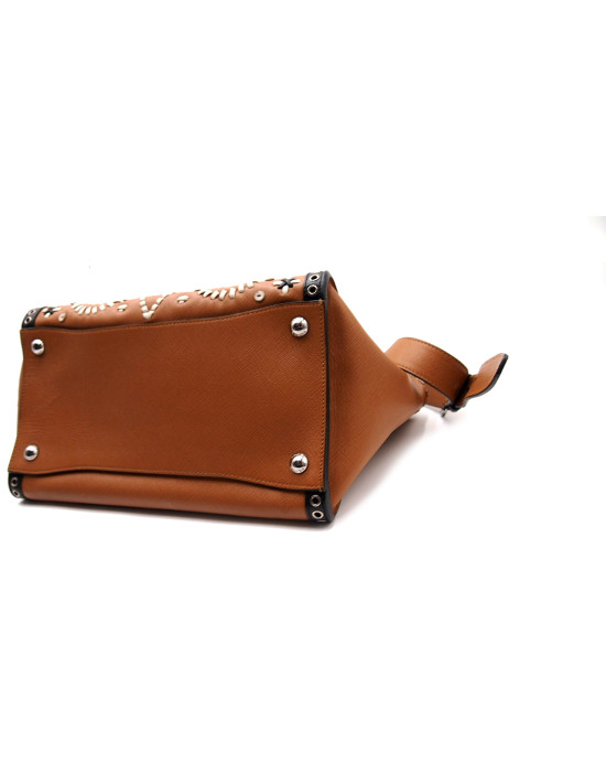 Prada Shopping Pelle Cuoio