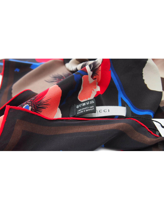 Gucci Foulard Seta Nera