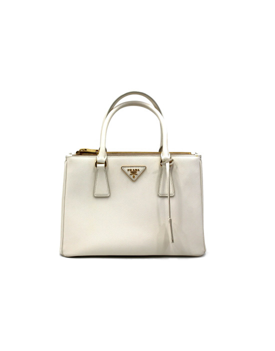 Prada Galleria Pelle Bianca
