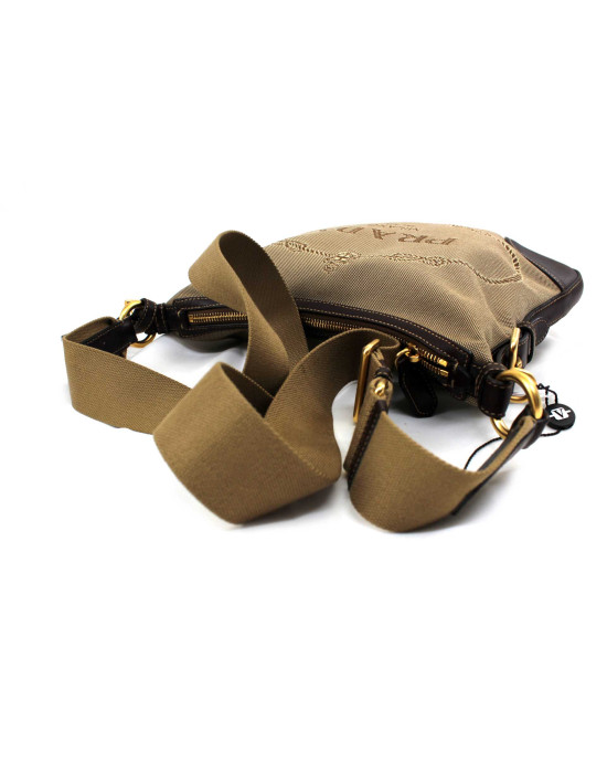 Prada Tracolla Tela Beige