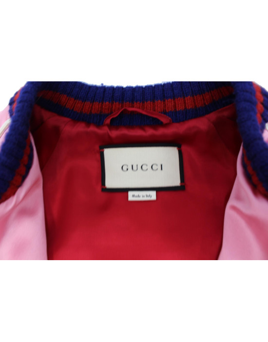 Gucci Bomber Seta Rosa
