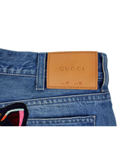 Gucci Jeans Tela Denim Blu