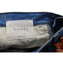 Gucci Jeans Tela Denim Blu