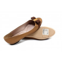 Ferragamo Ballerine Pelle Oro