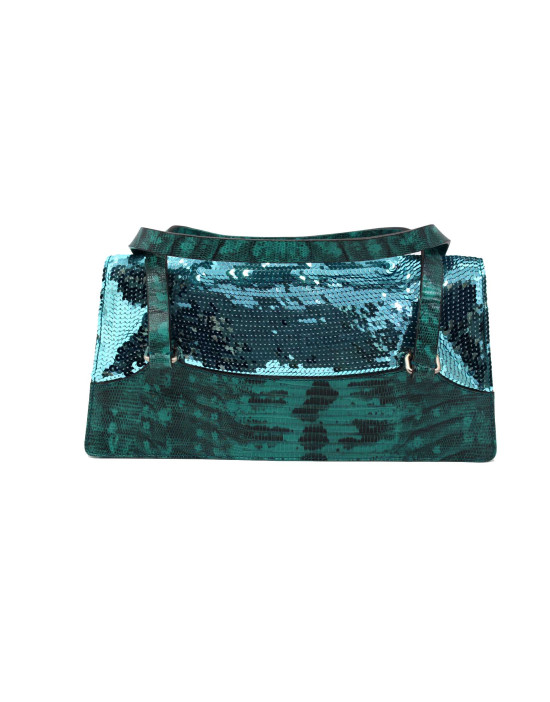 Miu Miu Pochette Pelle Verde