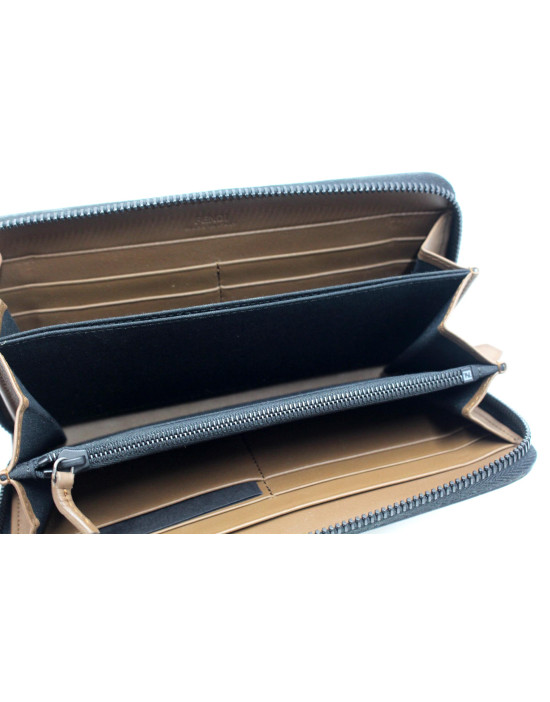 Fendi Portafoglio Pelle Marrone