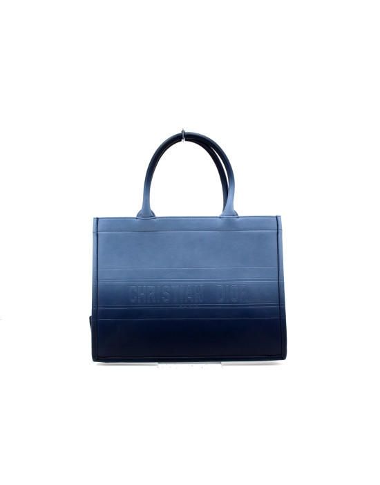 Dior Book Tote Pelle Blu