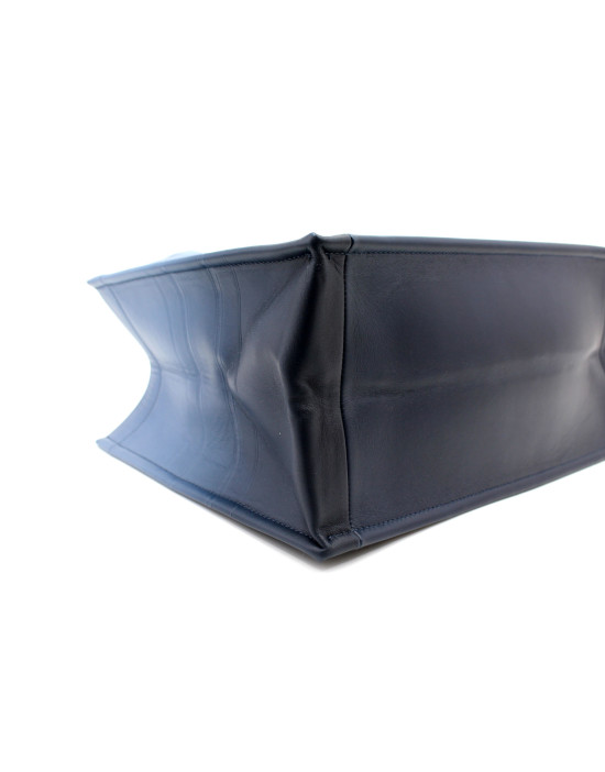 Dior Book Tote Pelle Blu