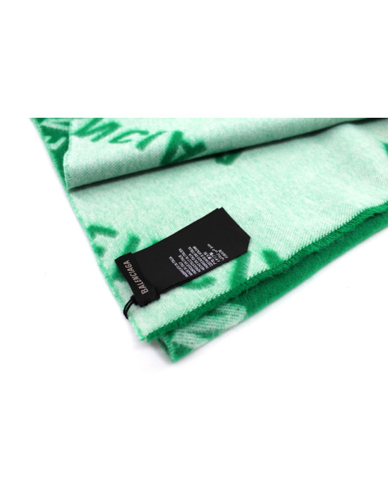 Balenciaga Sciarpa Lana Verde