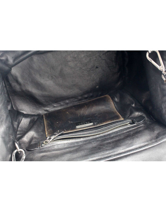 Prada Shopping Pelle Marrone