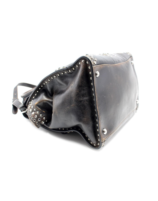 Prada Shopping Pelle Marrone