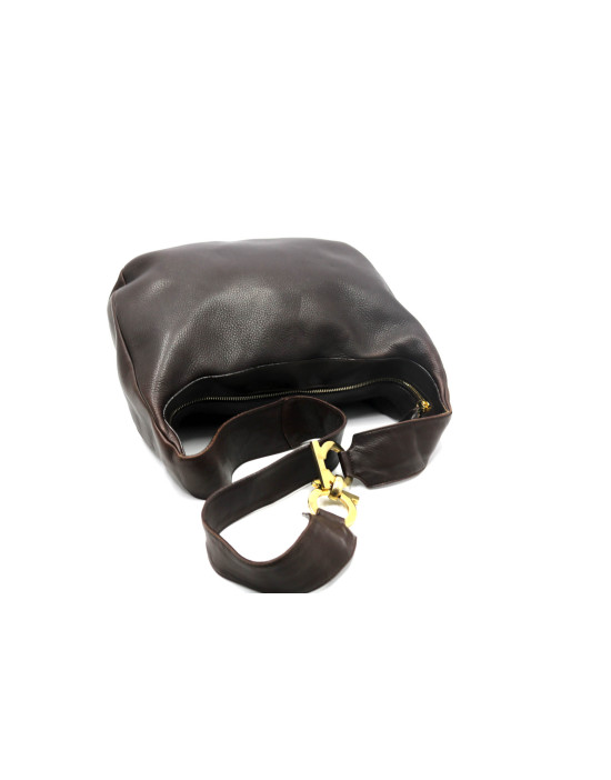 Ferragamo Hobo Pelle Marrone