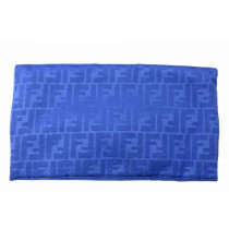 Fendi Clutch Tela Blu