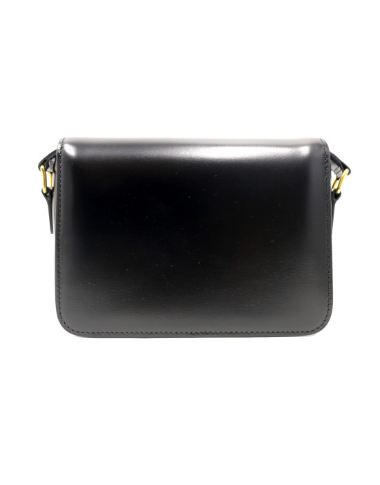 Celine Triomphe Teen Pelle Nera