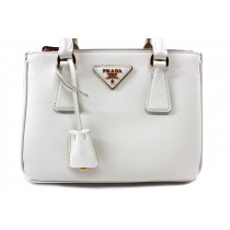 Prada Galleria Pelle Saffiano Bianca