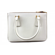 Prada Galleria Pelle Saffiano Bianca