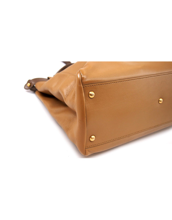 Fendi Peekaboo Pelle Beige