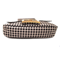 Fendi Marsupio Tela Bianco Nero