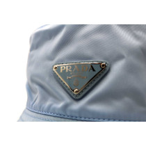 Prada Cappello Nylon Azzurro