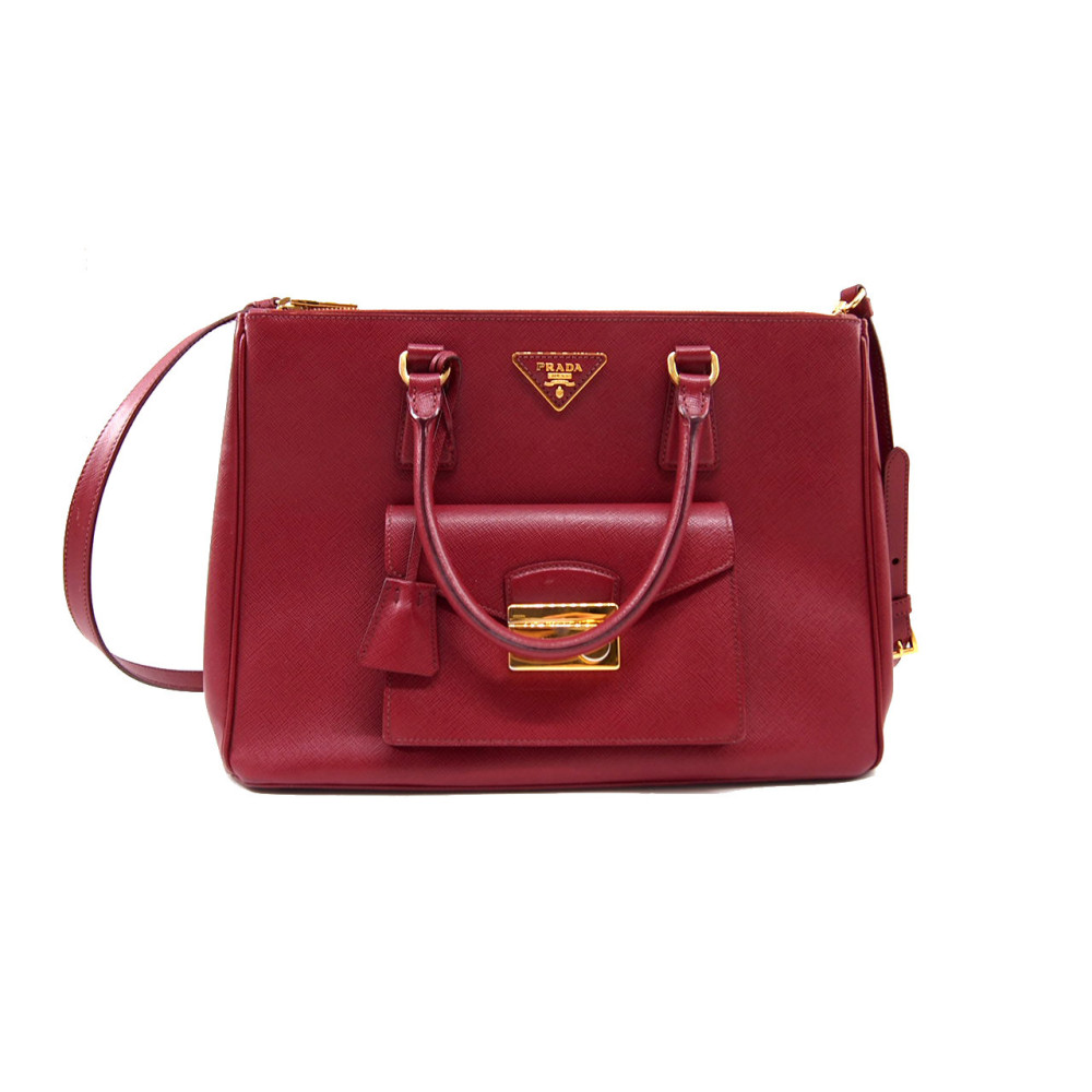 Prada Galleria Pelle Bordeaux