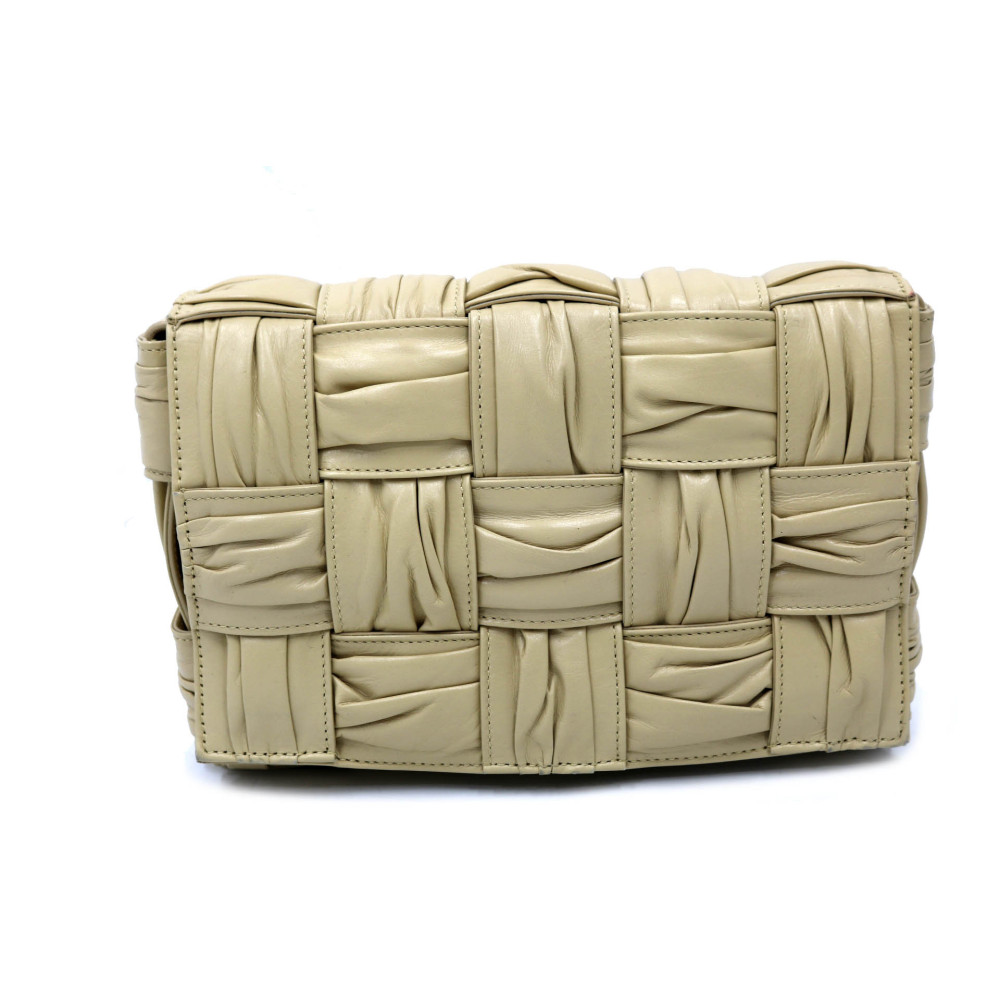 Bottega Veneta Cassette Pelle Beige