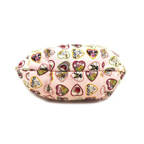 Chanel Pochette Tela Rosa