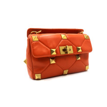 Valentino Roman Stud Pelle Arancio