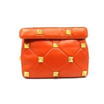 Valentino Roman Stud Pelle Arancio