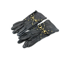 Gucci Guanti Pelle Nera