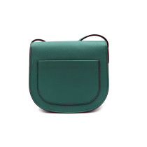 Celine Tracolla Pelle Verde Acqua